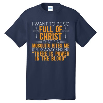 Funny Christian Religious Servant Of God Faithful Jesus Tall T-Shirt