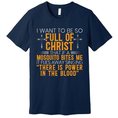 Funny Christian Religious Servant Of God Faithful Jesus Premium T-Shirt