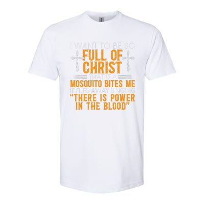 Funny Christian Religious Servant Of God Faithful Jesus Softstyle CVC T-Shirt