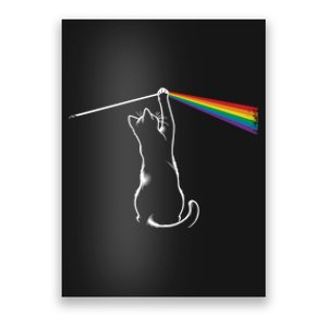 Funny Cat Rock Music Gift Funny Cat Poster