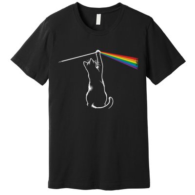 Funny Cat Rock Music Gift Funny Cat Premium T-Shirt