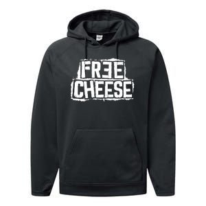 Free Cheese Retro Performance Fleece Hoodie