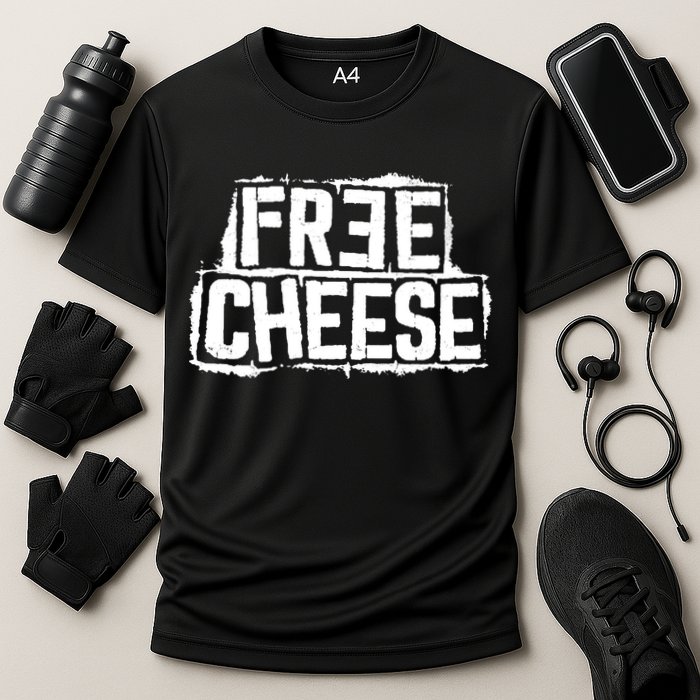 Free Cheese Retro Performance Shirt