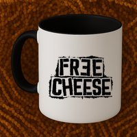 Free Cheese Retro Mug