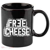 Free Cheese Retro 11oz C Handle Ceramic Mug