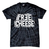 Free Cheese Retro Tie-Dye T-Shirt