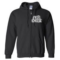 Free Cheese Retro Full Zip Hoodie