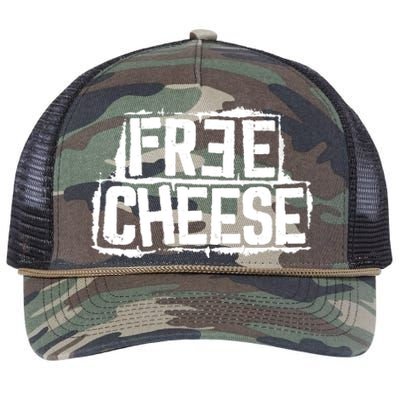 Free Cheese Retro Retro Rope Trucker Hat Cap