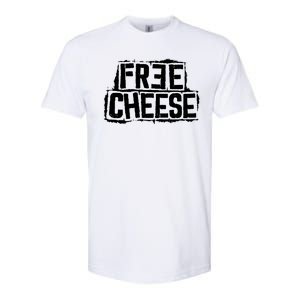 Free Cheese Retro Softstyle CVC T-Shirt