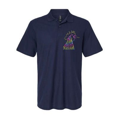 Funny Chicken Rooster Saying Fuck Tie Dye Softstyle Adult Sport Polo