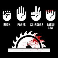 Funny Carpenter Rock Paper Scissors Table Saw Sweatshirt