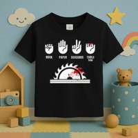 Funny Carpenter Rock Paper Scissors Table Saw Toddler T-Shirt