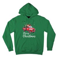 Funny Christmas Red Truck Family Matching Xmas Pajama Gift Hoodie