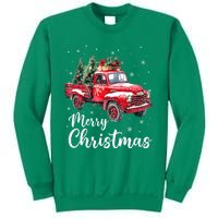 Funny Christmas Red Truck Family Matching Xmas Pajama Gift Sweatshirt