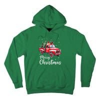 Funny Christmas Red Truck Family Matching Xmas Pajama Gift Tall Hoodie