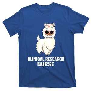 Funny Clinical Research Nurse Llama Practitioner Nursing Rn Meaningful Gift T-Shirt