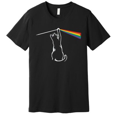 Funny Cat Rock Music Gift Premium T-Shirt