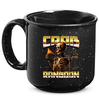 Funny Crab Rangoon Bootleg Rap Aesthetic Goons Meme Skeleton 15oz Campfire Ceramic Mug
