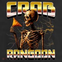 Funny Crab Rangoon Bootleg Rap Aesthetic Goons Meme Skeleton 25L Jumbo Tote