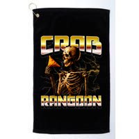 Funny Crab Rangoon Bootleg Rap Aesthetic Goons Meme Skeleton Golf Towel