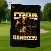 Funny Crab Rangoon Bootleg Rap Aesthetic Goons Meme Skeleton Golf Towel