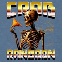 Funny Crab Rangoon Bootleg Rap Aesthetic Goons Meme Skeleton Garment-Dyed Sweatshirt