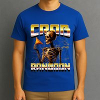 Funny Crab Rangoon Bootleg Rap Aesthetic Goons Meme Skeleton T-Shirt