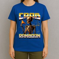 Funny Crab Rangoon Bootleg Rap Aesthetic Goons Meme Skeleton T-Shirt