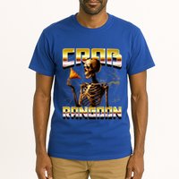 Funny Crab Rangoon Bootleg Rap Aesthetic Goons Meme Skeleton Tall T-Shirt