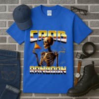 Funny Crab Rangoon Bootleg Rap Aesthetic Goons Meme Skeleton Tall T-Shirt
