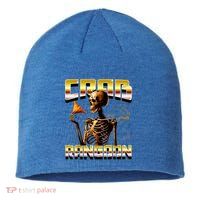 Funny Crab Rangoon Bootleg Rap Aesthetic Goons Meme Skeleton Sustainable Beanie