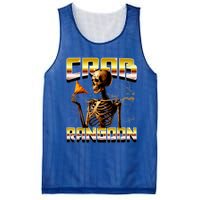 Funny Crab Rangoon Bootleg Rap Aesthetic Goons Meme Skeleton Mesh Reversible Basketball Jersey Tank