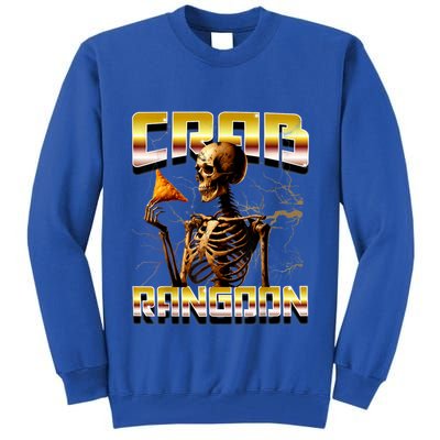 Funny Crab Rangoon Bootleg Rap Aesthetic Goons Meme Skeleton Tall Sweatshirt