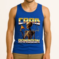 Funny Crab Rangoon Bootleg Rap Aesthetic Goons Meme Skeleton Tank Top