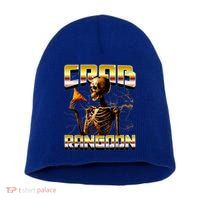 Funny Crab Rangoon Bootleg Rap Aesthetic Goons Meme Skeleton Short Acrylic Beanie