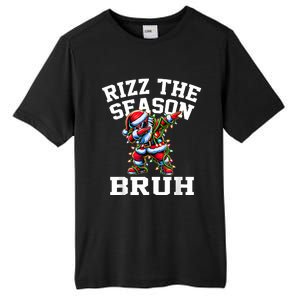 Funny Christmas Rizzmas Santa Xmas Rizz The Season Bruh Tall Fusion ChromaSoft Performance T-Shirt