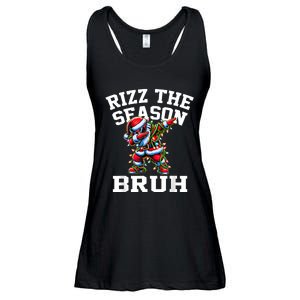 Funny Christmas Rizzmas Santa Xmas Rizz The Season Bruh Ladies Essential Flowy Tank