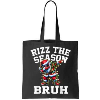 Funny Christmas Rizzmas Santa Xmas Rizz The Season Bruh Bag