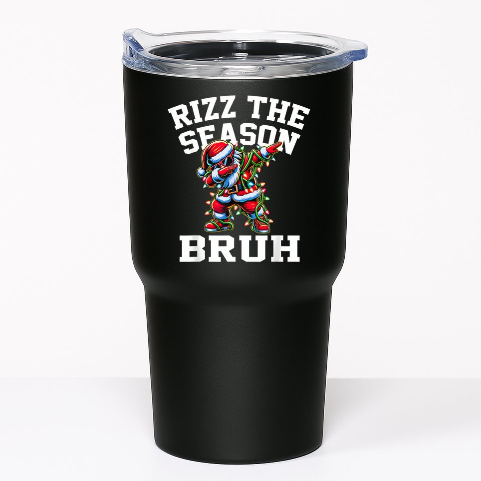 Funny Christmas Rizzmas Santa Xmas Rizz The Season Bruh Tumbler