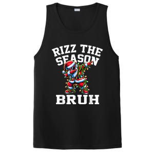 Funny Christmas Rizzmas Santa Xmas Rizz The Season Bruh PosiCharge Competitor Tank