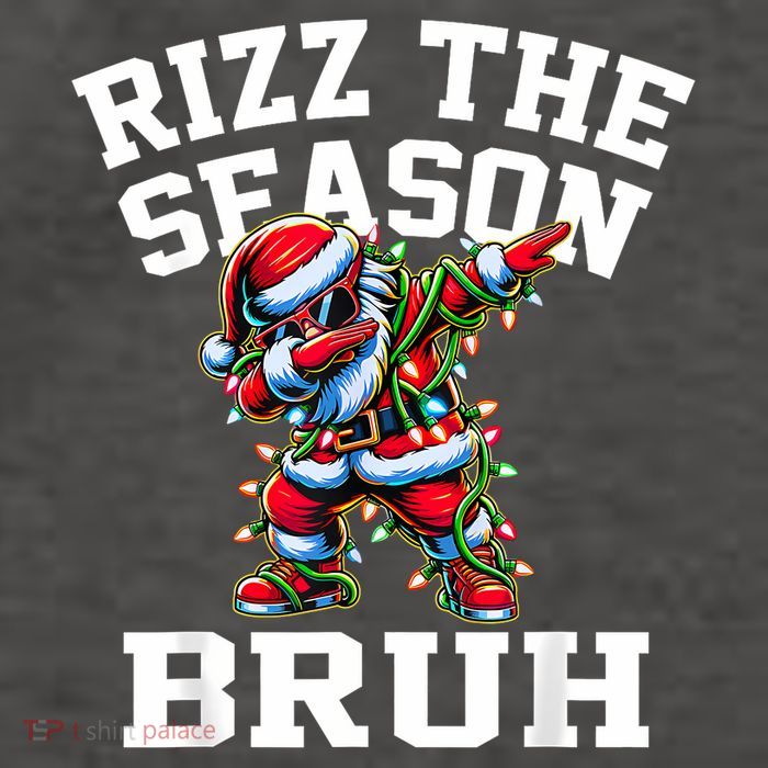 Funny Christmas Rizzmas Santa Xmas Rizz The Season Bruh Vector Backpack