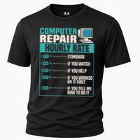 Funny Computer Repair Hourly Rate Performance Shirt