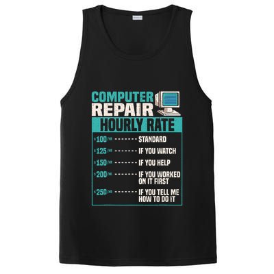Funny Computer Repair Hourly Rate PosiCharge Competitor Tank