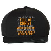 Funny Christian Religious Servant Of God Faithful Jesus Wool Snapback Cap