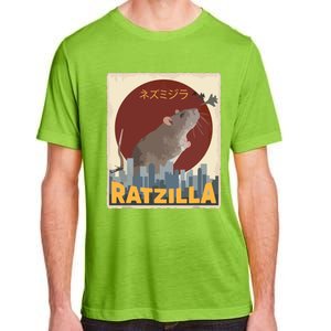 Funny Cute Ratzilla Rat Mouse Japanese Anime Graphic Gift Adult ChromaSoft Performance T-Shirt