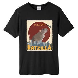 Funny Cute Ratzilla Rat Mouse Japanese Anime Graphic Gift Tall Fusion ChromaSoft Performance T-Shirt