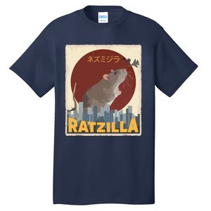 Funny Cute Ratzilla Rat Mouse Japanese Anime Graphic Gift Tall T-Shirt