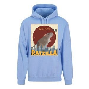 Funny Cute Ratzilla Rat Mouse Japanese Anime Graphic Gift Unisex Surf Hoodie