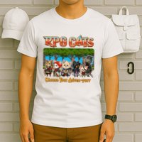 Funny Cute RPG Cats Choose Your Advenpurr T-Shirt