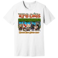 Funny Cute RPG Cats Choose Your Advenpurr Premium T-Shirt